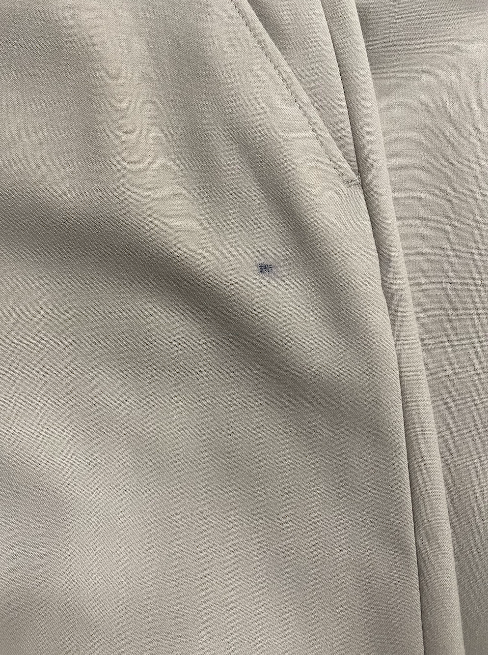 Calvin Klein Mens Slim fit Dress Pants 36 / 32 Beige Solid