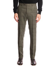 Paisley & Gray Men Slim fit Dress Pants 32 / 32 Green Plaid Wool