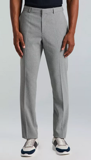 Perry Ellis Portfolio Mens Slim fit Dress Pants 36 / 32 Gray Check