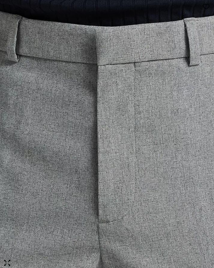 Perry Ellis Portfolio Mens Slim fit Dress Pants 36 / 32 Gray Check