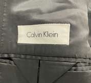 Calvin Klein Mens Regular fit Suit Jacket Blazer 48 XL Black Herringbone