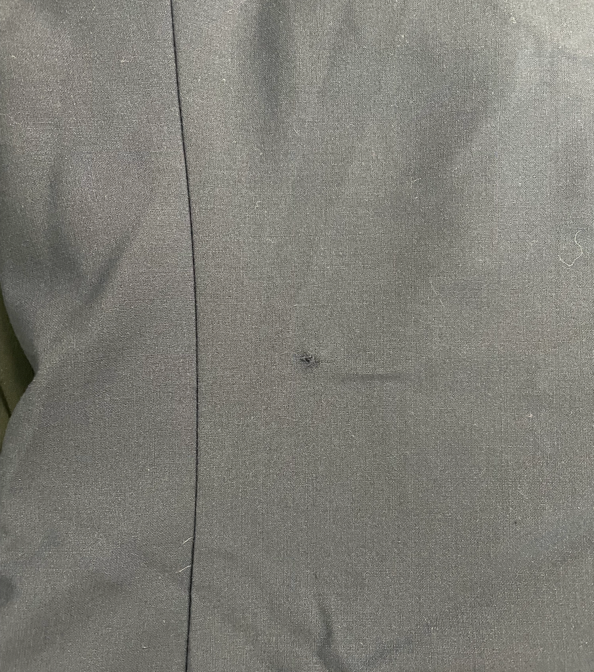 Calvin Klein Mens Slim fit Wool Sport Coat Blazer 42 L Navy Blue Solid Stretch