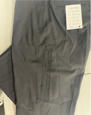 Calvin Klein Mens Slim fit Dress 36 / 32 Black Solid
