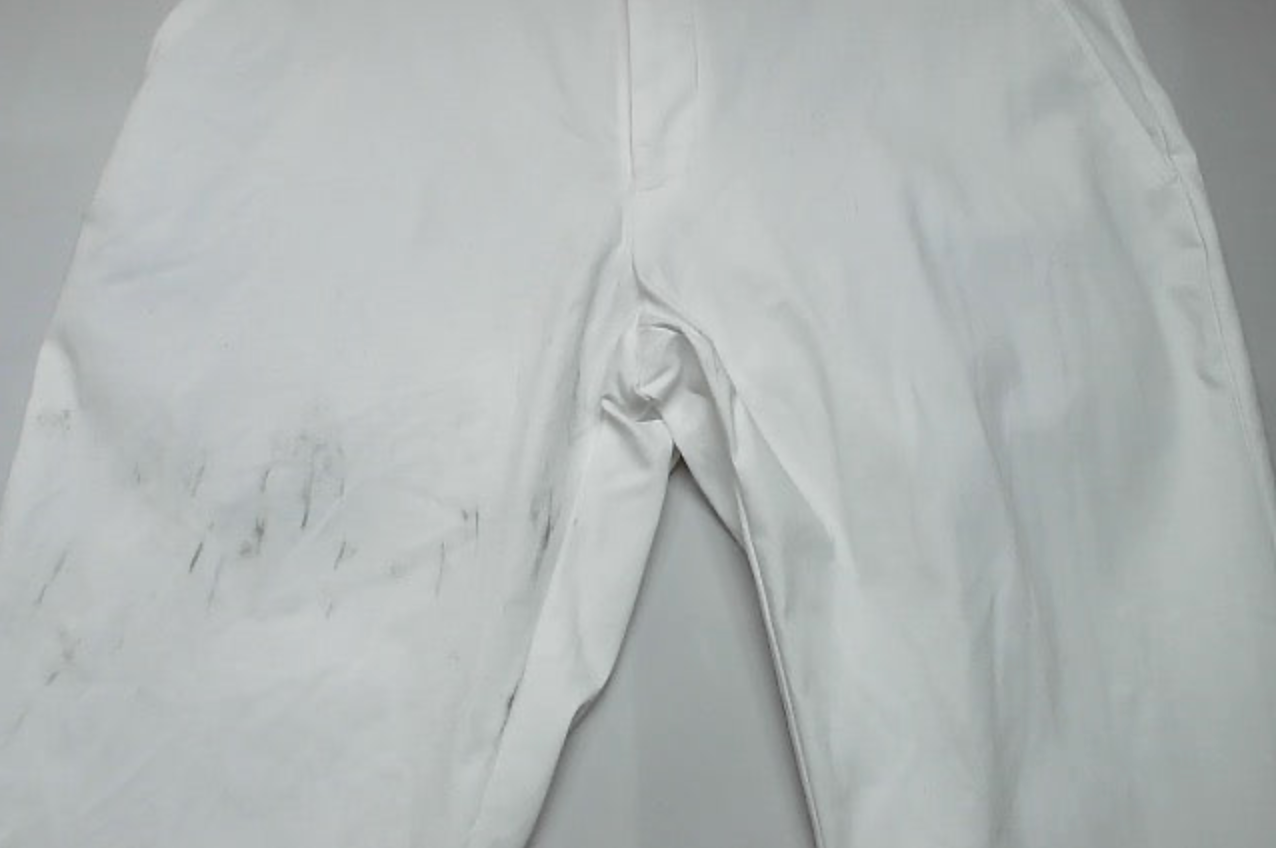 Tommy Hilfiger Mens Modern fit Dress Pants 33 / 30 White Solid Stretch