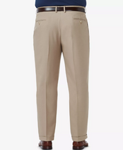 Haggar Mens Classic fit Chinos 46 / 30 Beige Solid