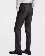 Kenneth Cole Mens Slim fit Dress Pants 32 / 29 Grey Solid