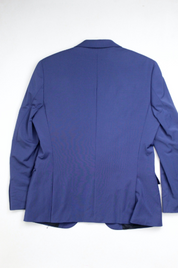 Hugo Boss Mens Slim fit Wool Suit Jacket Blazer 44 L Blue Solid