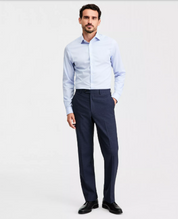 Michael Kors Mens Classic fit Dress Pants 34 / 32 Blue Plaid