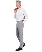 Tallia Mens Classic fit Dress Pants 38 / 30 Light Gray Solid