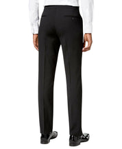 Tommy Hilfiger Mens Modern fit Wool Tuxedo Pants 34 / 29 Black Solid