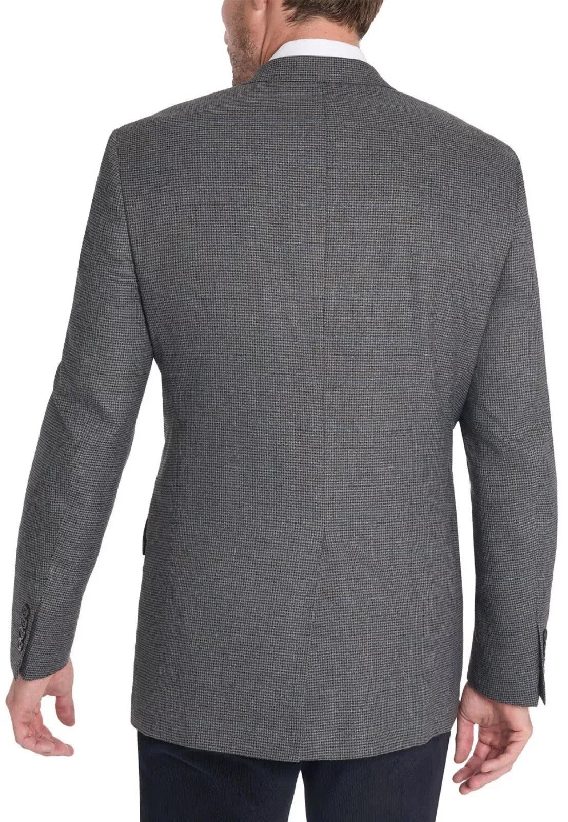 Lauren Ralph Lauren Mens Classic fit Sport Coat Blazer 48 R Grey Houndstooth