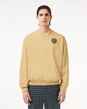 Lacoste Mens V Neck Logo Golf Sweatshirt Yellow EU 8 XXXL US