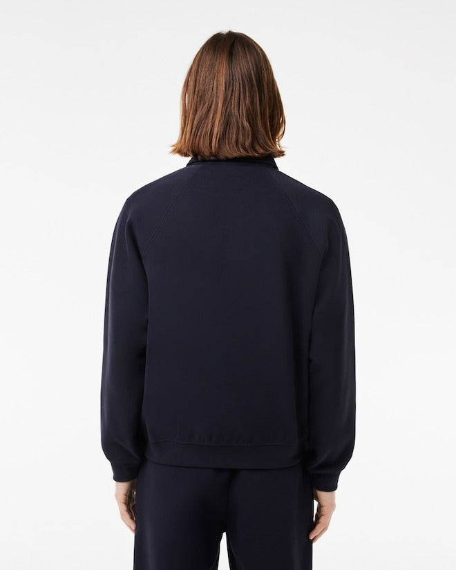 Lacoste Men's Loose Fit Piqué Polo Heavy Sweatshirt Navy Blue 7 / XXL