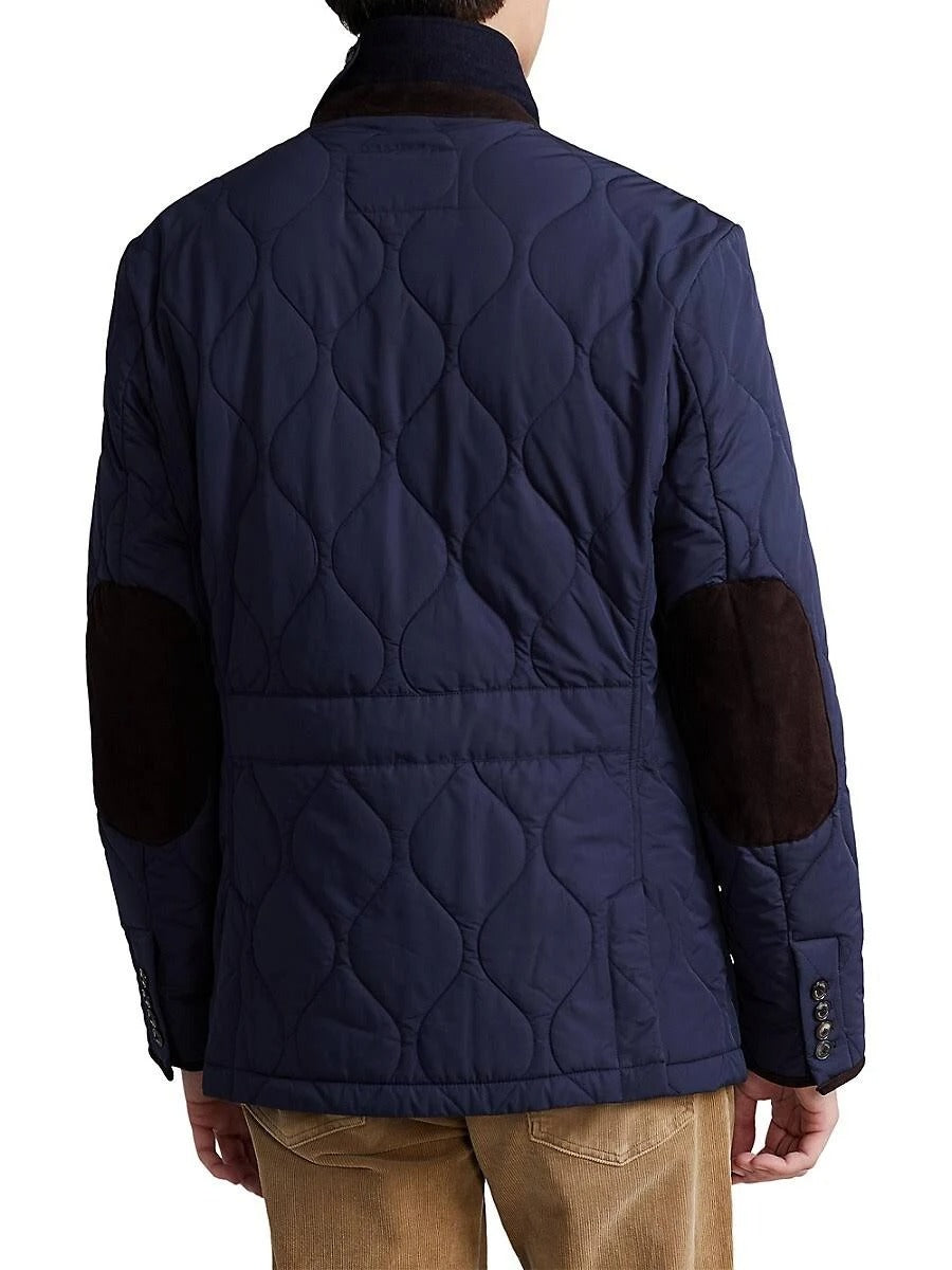 Polo Ralph Lauren Suede Trim Quilted Jacket