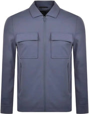 HUGO BOSS Mens P Sigmon 22 Overshirt Shirt Jacket XL Blue