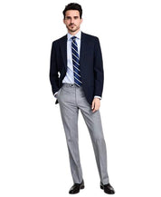 Michael Kors Mens Classic fit Sport Coat Blazer 42 L Navy Blue Solid Stretch