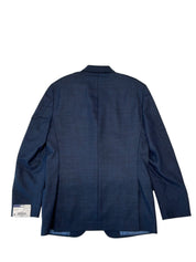 Hart Schaffner Marx Mens Regular fit Wool Sport Coat Blazer 40 R Blue Solid