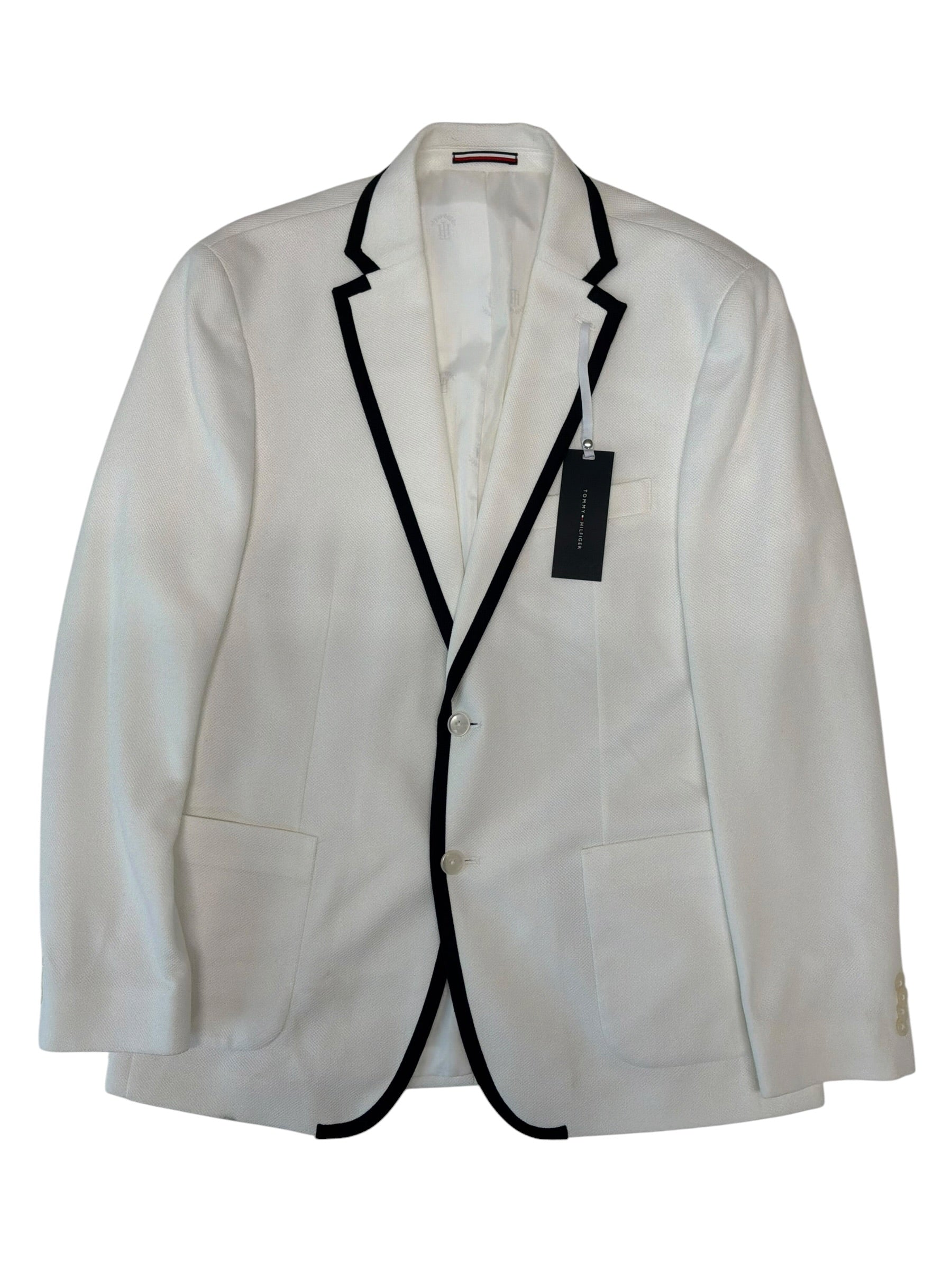 Tommy Hilfiger Mens Modern fit Sport Coat Blazer 42 R White Solid