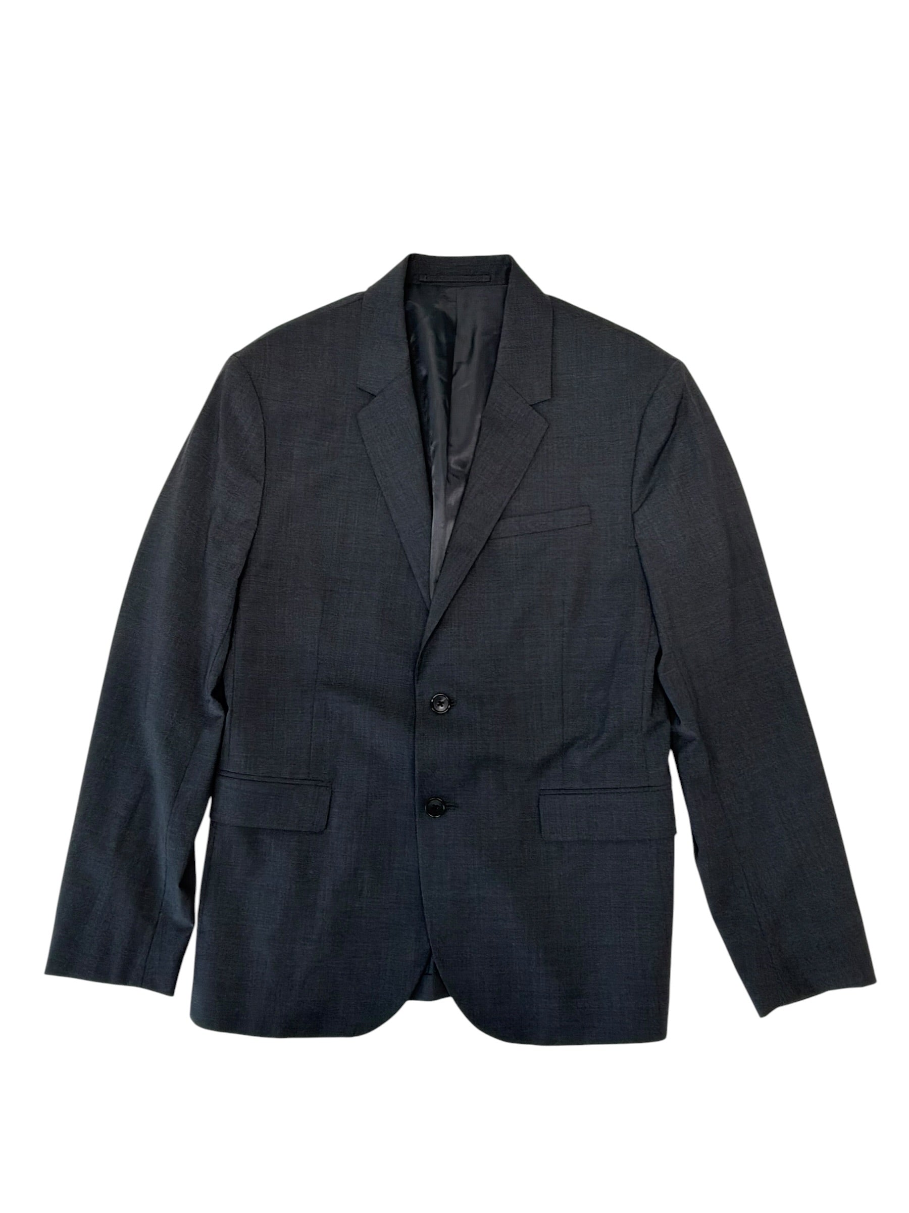 Calvin Klein Mens Slim fit Sport Coat Blazer Medium Grey Solid