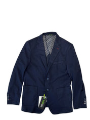 Tom Baine Mens Slim fit Sport Coat Blazer M M Blue Solid