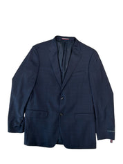 Tommy Hilfiger Mens Modern fit Wool Sport Coat Blazer 42 L Blue Plaid