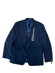 Tommy Hilfiger Mens Modern fit Sport Coat Blazer 44 R Blue Plaid