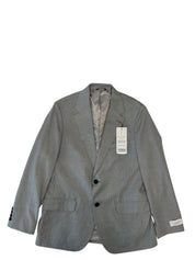 Haggar Mens Classic fit Sport Coat Blazer 40 S Grey Check