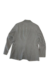 Haggar Mens Classic fit Sport Coat Blazer 40 S Grey Check