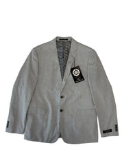 Nick Graham Mens Slim fit Suit Jacket Blazer 42 R Grey Solid