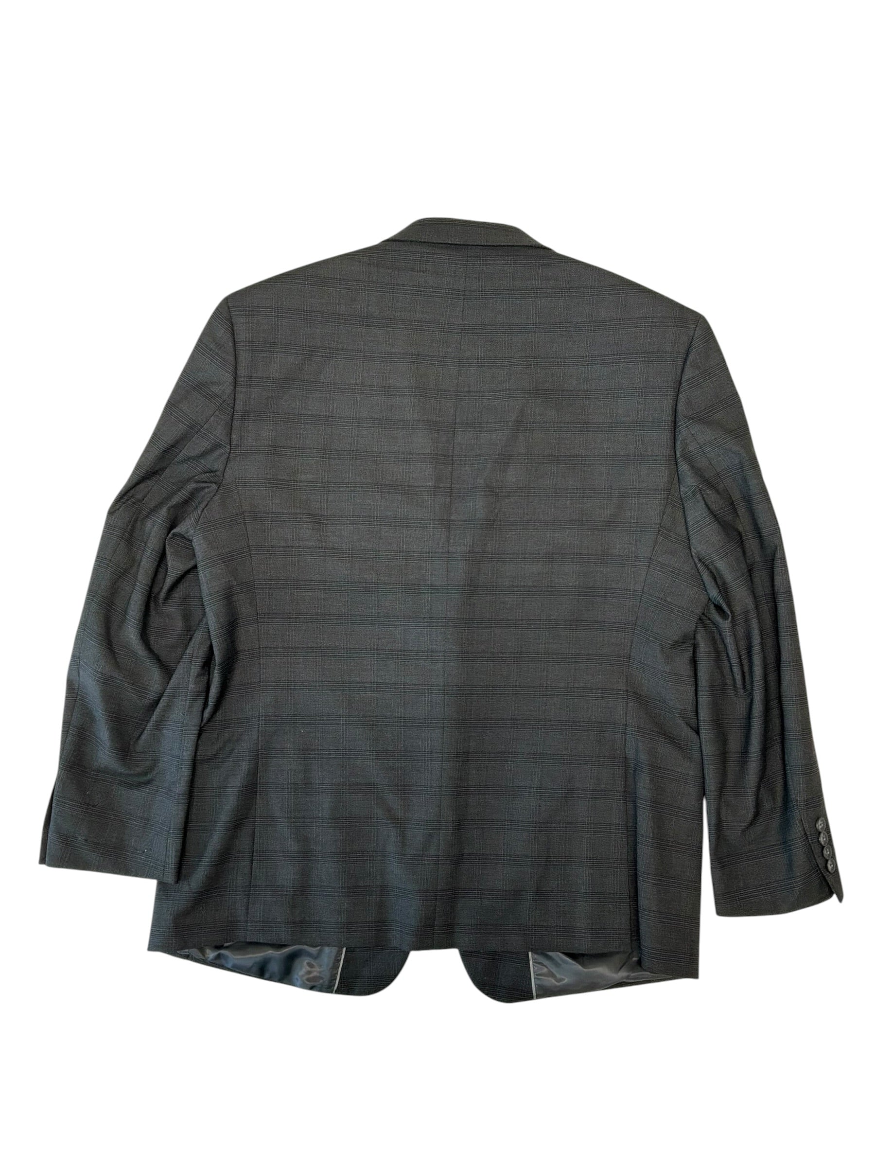 Marc New York Mens Modern fit Sport Coat Blazer 46 R Grey Plaid