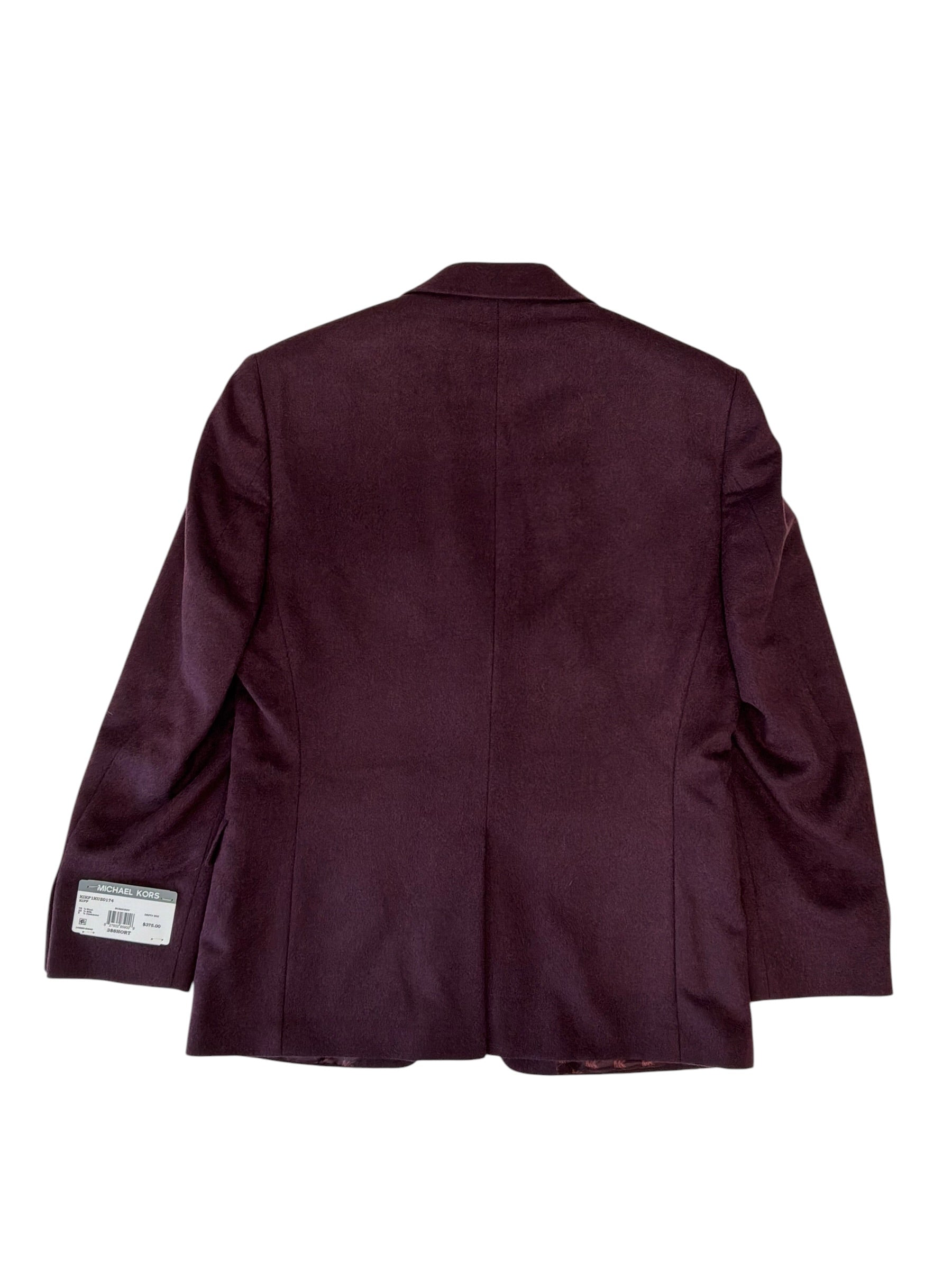 Michael Kors Mens Classic fit Wool Sport Coat Blazer 38 S Red Solid