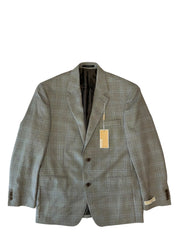Michael Kors Mens Classic fit Sport Coat Blazer 38 S Beige Plaid