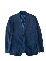 Calvin Klein Mens Slim fit Wool Sport Coat Blazer 40 R Blue Solid