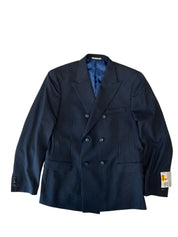Alfani Mens Slim fit Sport Coat Blazer 42 R Blue Striped