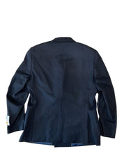 Alfani Mens Slim fit Sport Coat Blazer 42 R Blue Striped