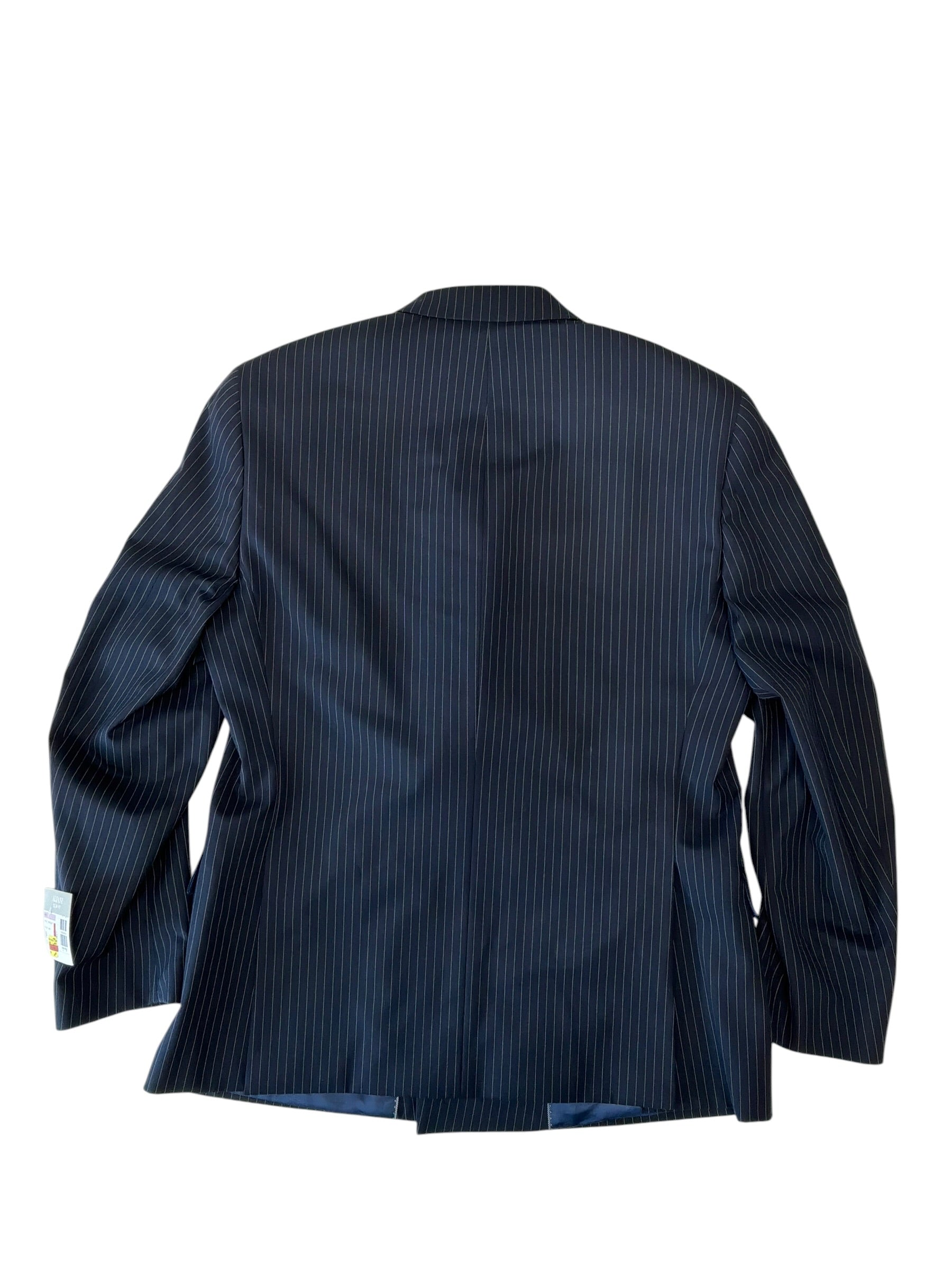 Alfani Mens Slim fit Sport Coat Blazer 42 R Blue Striped