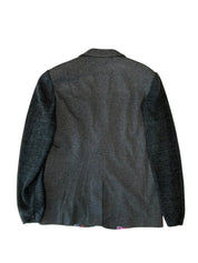 Paisley & Gray Mens Slim fit Sport Coat Blazer Medium Grey Herringbone