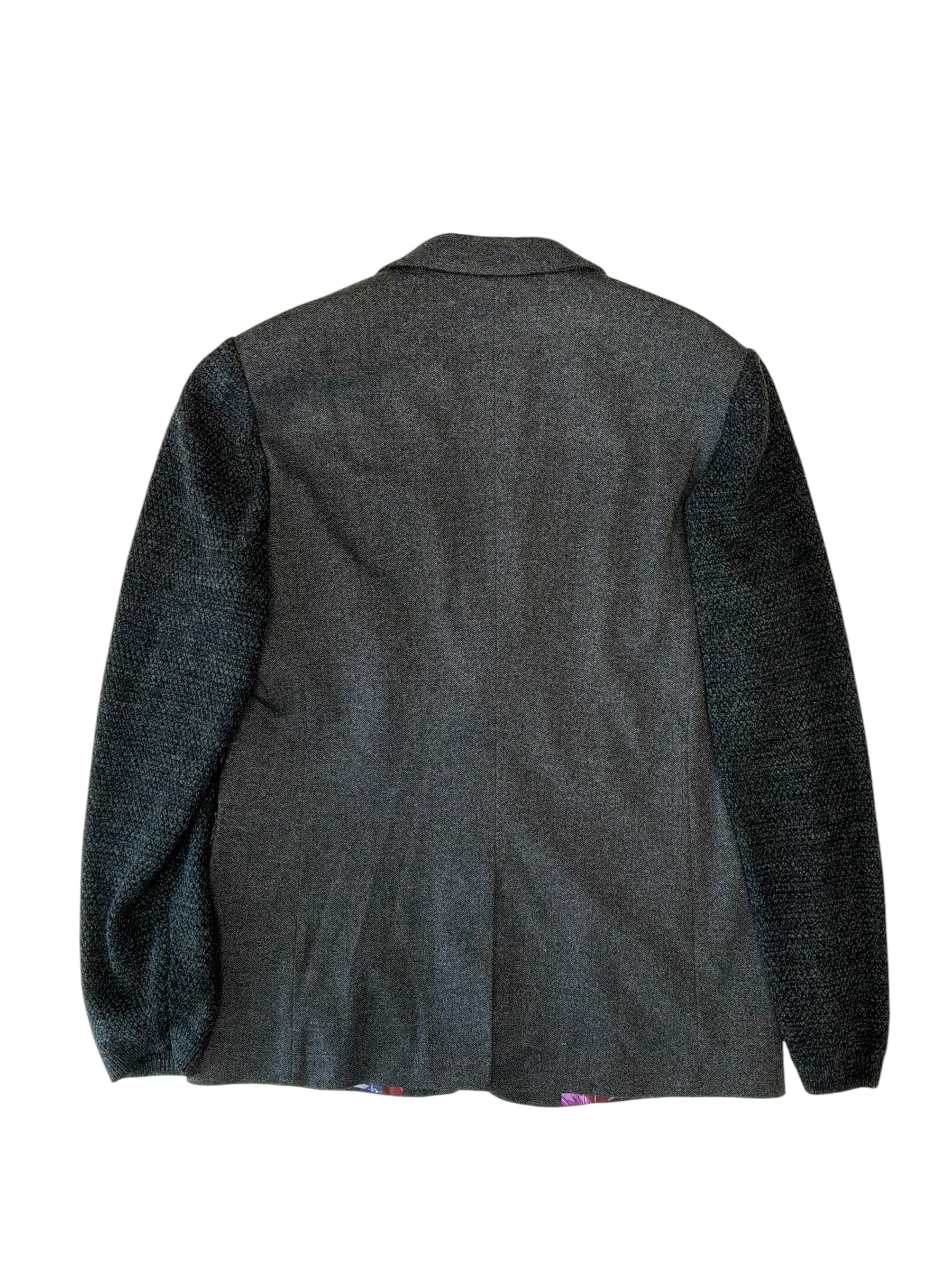 Paisley & Gray Mens Slim fit Sport Coat Blazer Medium Grey Herringbone