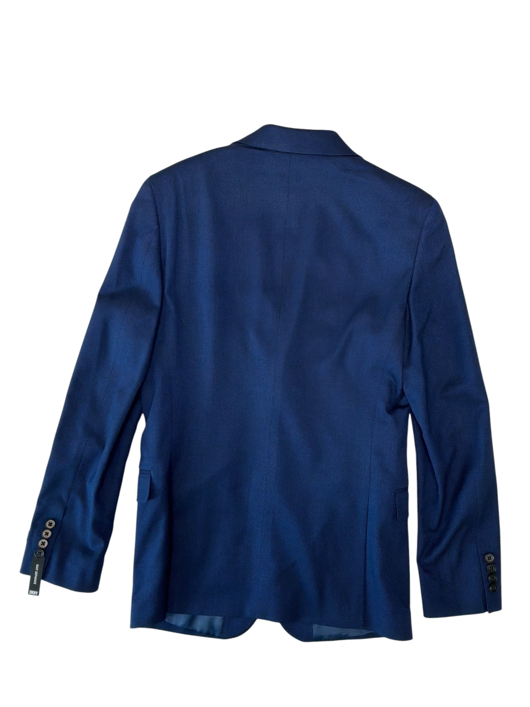 Dkny Mens Modern fit Sport Coat Blazer 36 R Blue Solid
