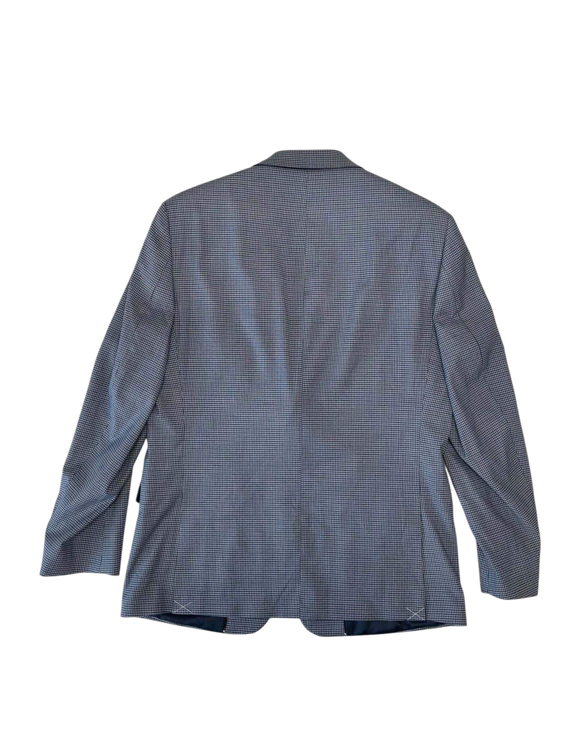 Ben Sherman Mens Slim fit Sport Coat Blazer 42 R Blue Check