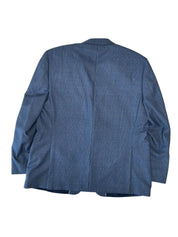Michael Kors Mens Classic fit Wool Sport Coat Blazer 46 R Blue Plaid