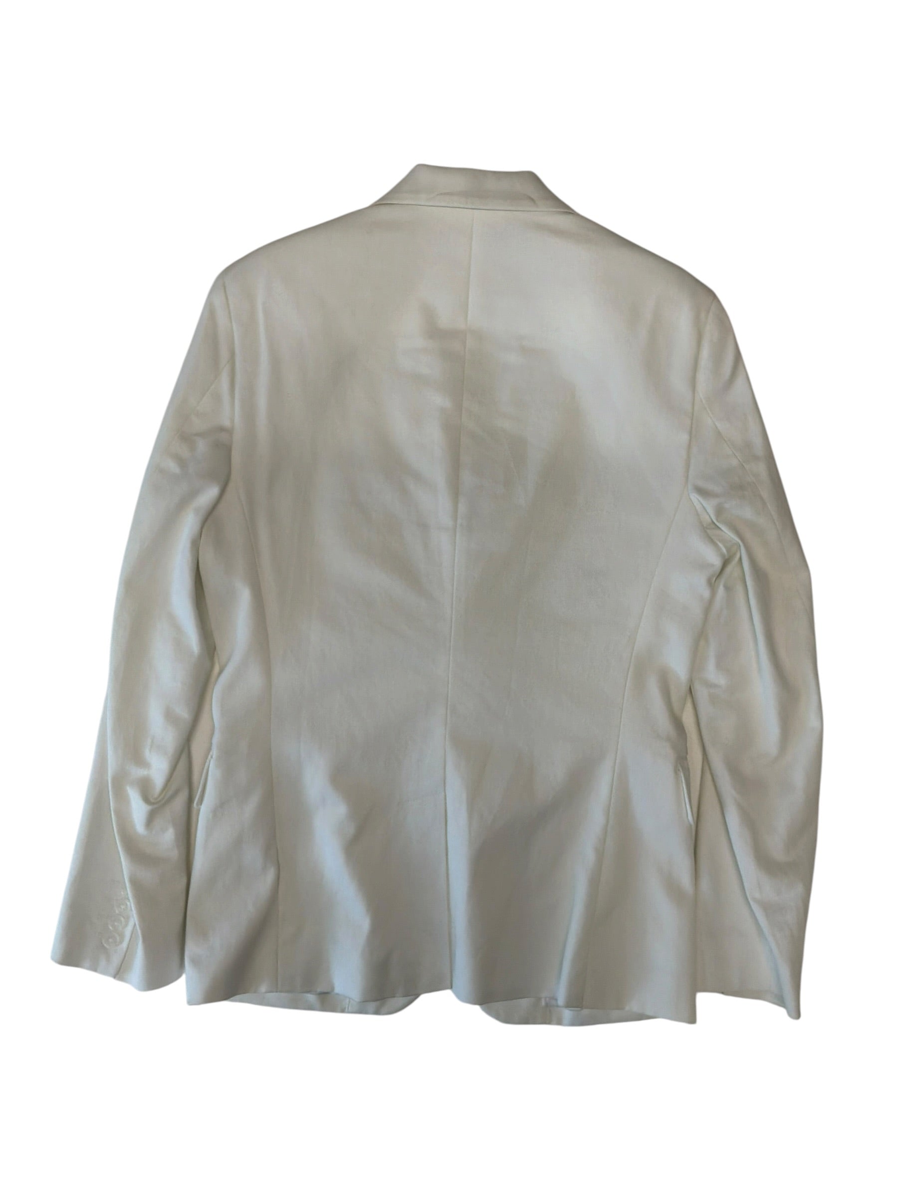 Mode of One Mens Slim fit Sport Coat Blazer Small White Solid