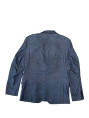 Calvin Klein Mens Slim fit Sport Coat Blazer 42 R Blue Solid