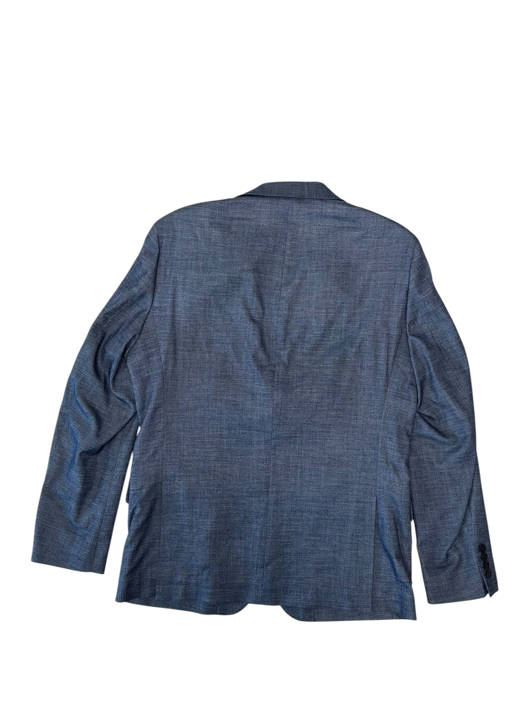 Calvin Klein Mens Slim fit Sport Coat Blazer 42 R Blue Solid