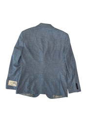 Dkny Mens Modern fit Suit Jacket Blazer 40 S Blue Solid