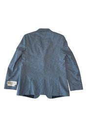 Brooks Brothers Mens Classic fit Linen Sport Coat Blazer R Blue Solid