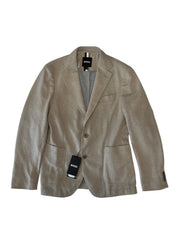 Hugo Boss Mens Slim fit Sport Coat Blazer 38 R Beige Solid
