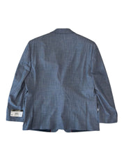Perry Ellis Mens Slim fit Sport Coat Blazer 44 S Blue Plaid
