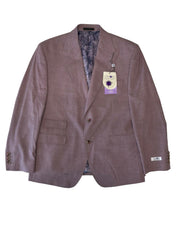 Tayion Mens Classic fit Sport Coat Blazer 40 S Purple Solid