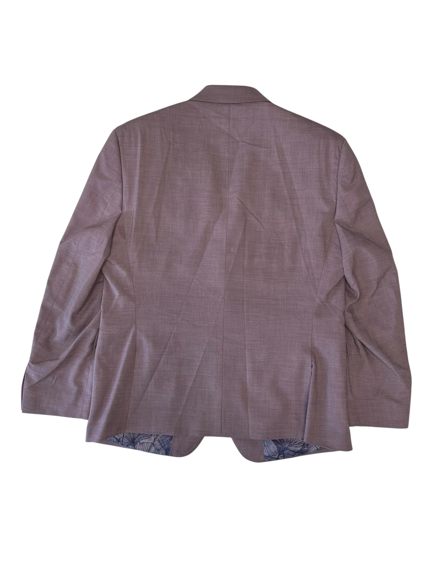 Tayion Mens Classic fit Sport Coat Blazer 40 S Purple Solid